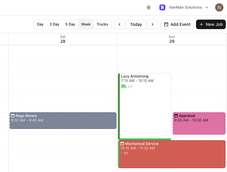 Calendar & Scheduling